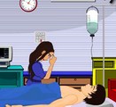 Bisou à l'hôpital