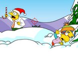 Féérie de Noel chez Les Simpsons