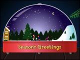 Animation boule de neige Noel