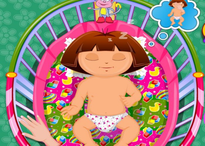 La couche de bébé Dora