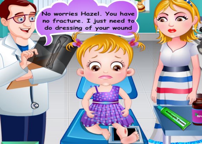 Hazel se blesse la jambe