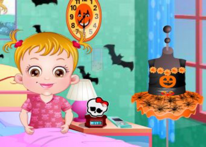 Hazel et les créations d'Halloween