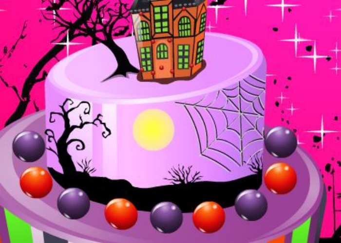 Gâteau décoré pour Halloween