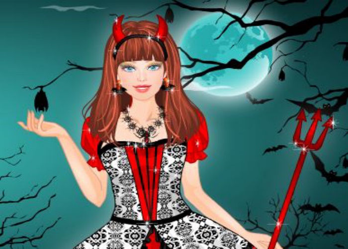 Princesse sombre d'Halloween