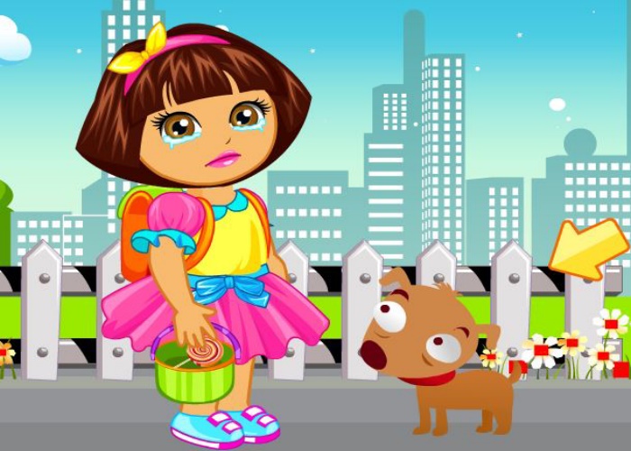 Dora rate son bus pour l'école