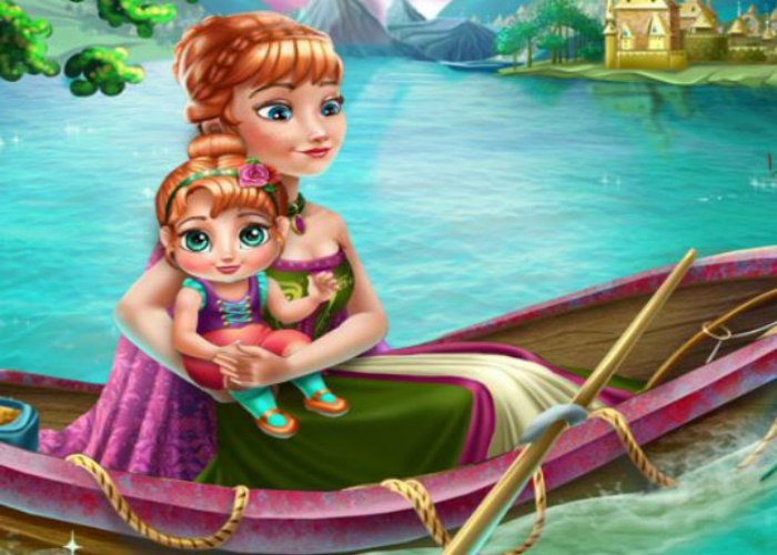 Anna Frozen et sa fille