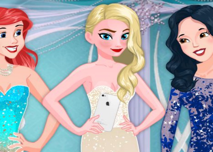 Elsa et la robe étincellante