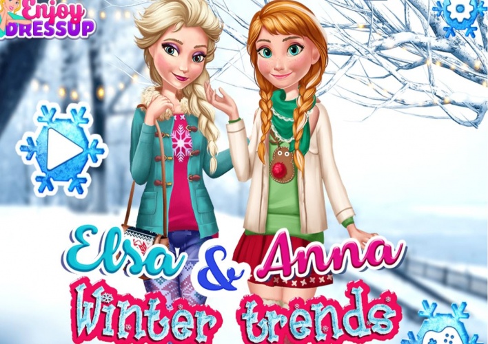Tendances d'hiver Anna et Elsa
