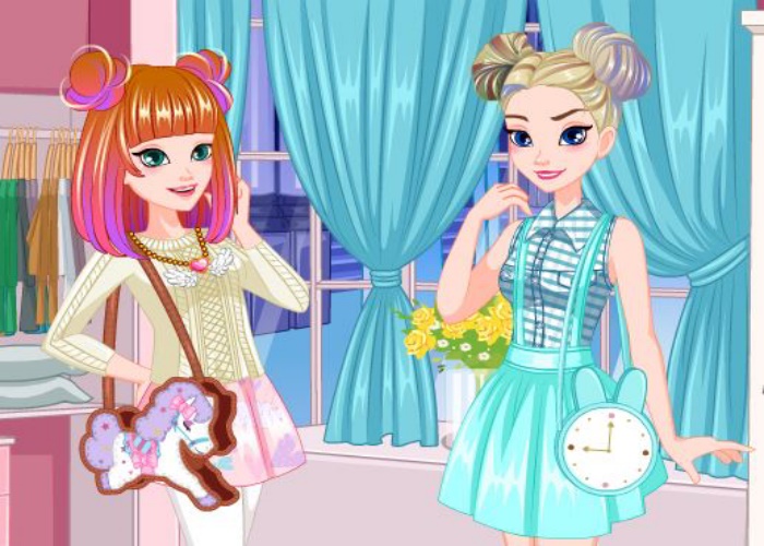 Elsa et Anna habillage au Japon