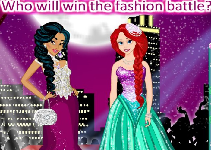 Jasmine et Ariel bataille de mode
