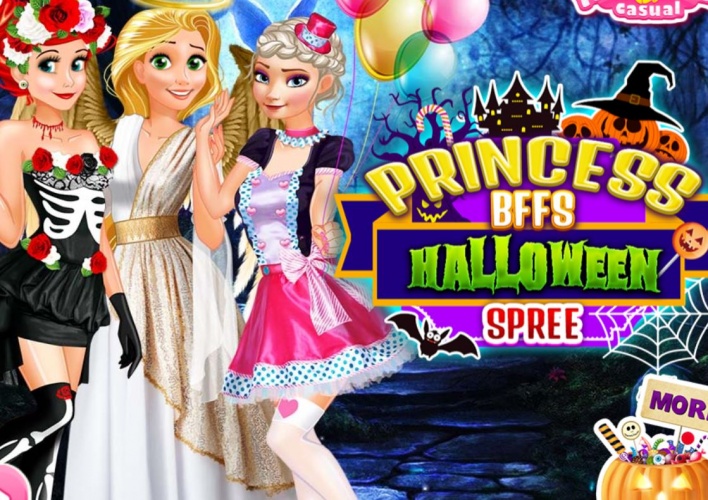 Princesses en mode Halloween
