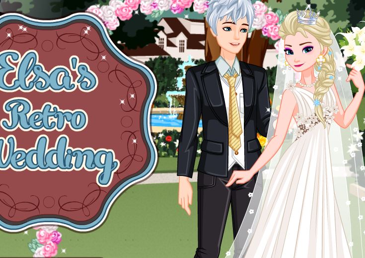 Mariage rétro pour Elsa et Jack
