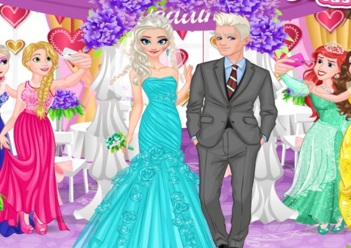 Elsa se prépare pour son mariage