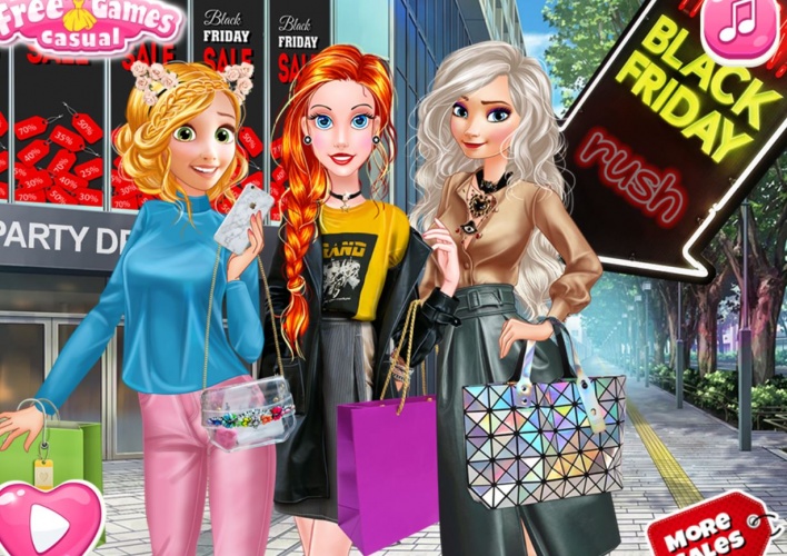 Shopping princesses Black Friday 2