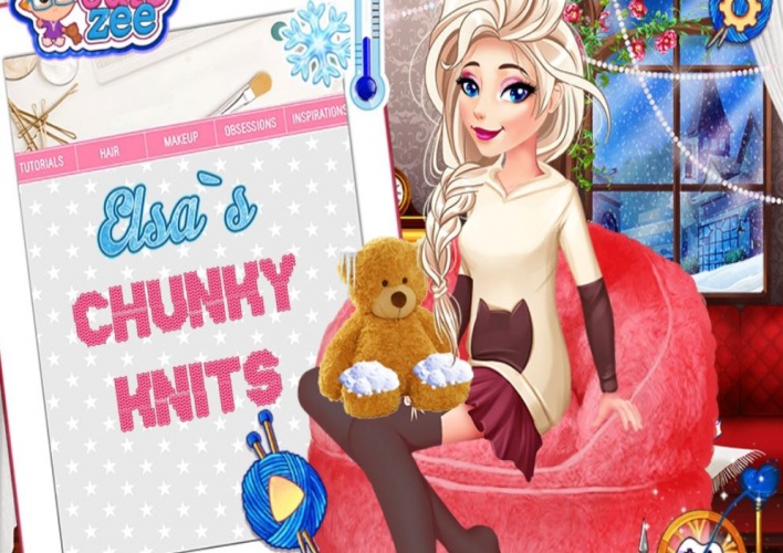 Elsa et ses pulls tricotés