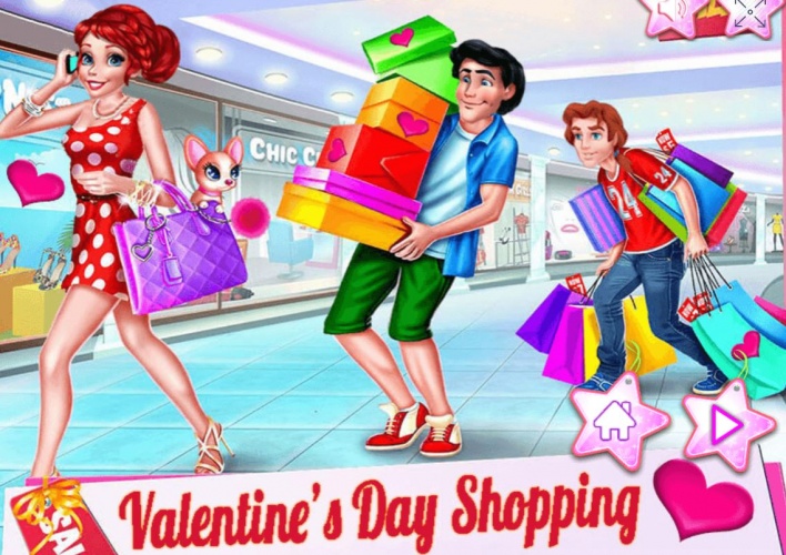 Shopping de St Valentin avec Ariel