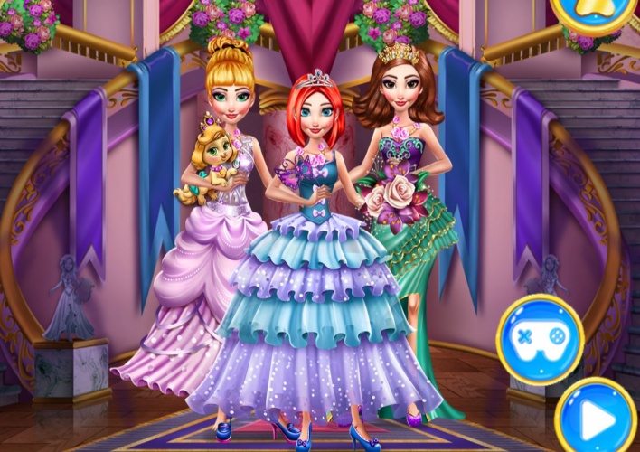 3 princesses royales à habiller