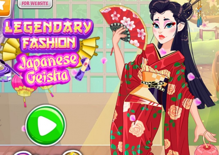 Mode traditionnelle : geisha japonaise
