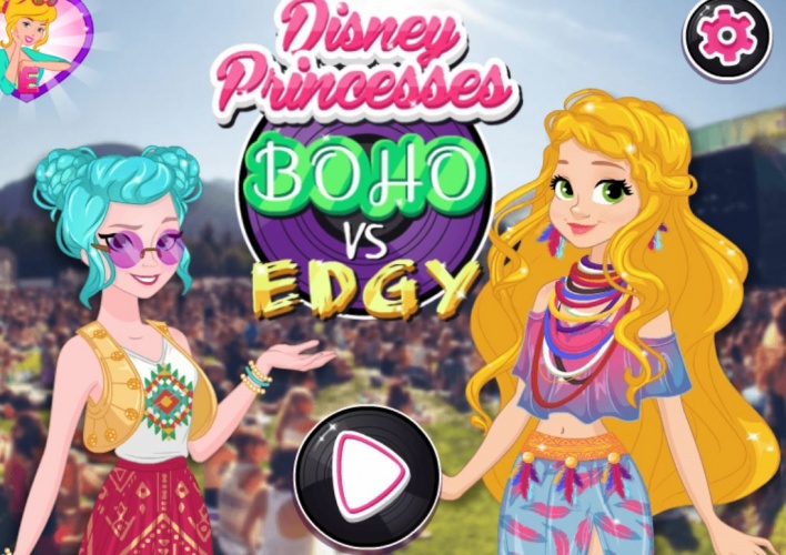 Princesses boho vs edgy