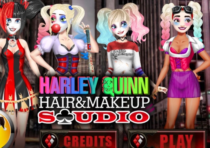 Style à la façon d'Harley Quinn