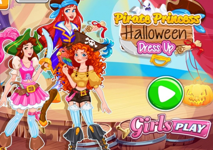 Princesses déguisées en pirates