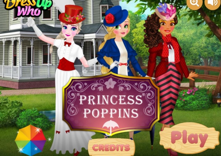 3 princesses Mary Poppins