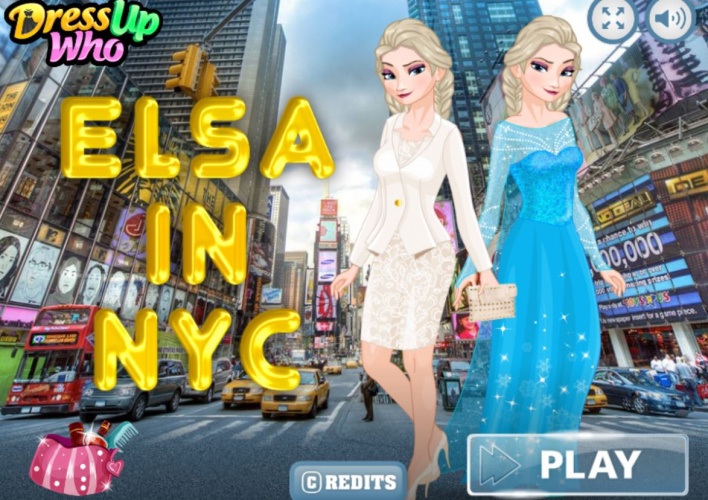 Elsa Frozen à New York