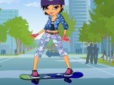 Skate boardeuse